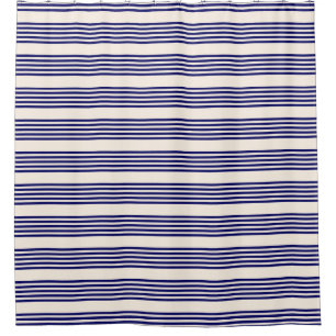 Navy blue and beige five stripes pattern