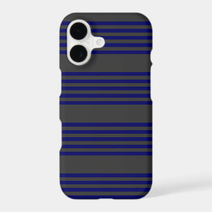 Navy blue and charcoal five stripes pattern