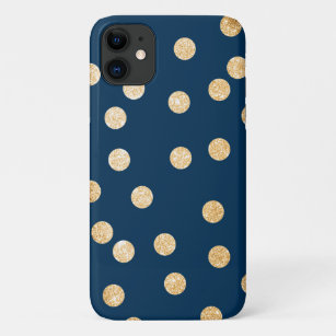 Navy Blue and Gold City Dots Case-Mate Samsung Gal Case-Mate iPhone Case