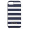 Navy Blue and Gold Classic Stripes Monogram