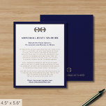 Navy Blue and Gold Promotional Flyer with Logo<br><div class="desc">A simple custom navy blue and gold business flyer template in a modern minimalist style that can be easily updated with your company logo,  contact details,  and custom flyer text. Ideal for marketing products,  services,  promotions,  event pricing,  and more. Perfect for business professionals looking to enhance their brand presence.</div>