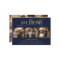 Navy Blue and Gold Wedding 4 Photo Save The Date