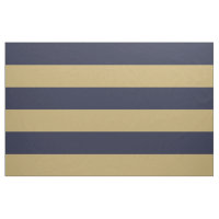 Navy Blue and Gold Wide Stripes Large Scale