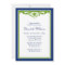 Navy Blue and Green Flourish Bridal Shower