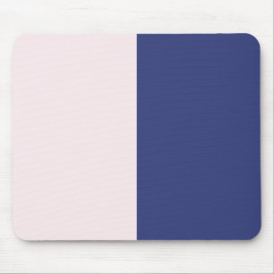 Navy Blue and Pink Vertical Colour Blocks Mouse Pad