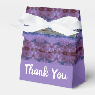 Navy Blue and Purple Favor Box
