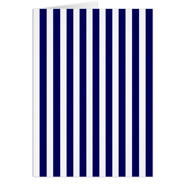 Navy blue and white candy stripes (Front)