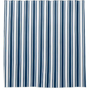 Navy blue and white candy stripes