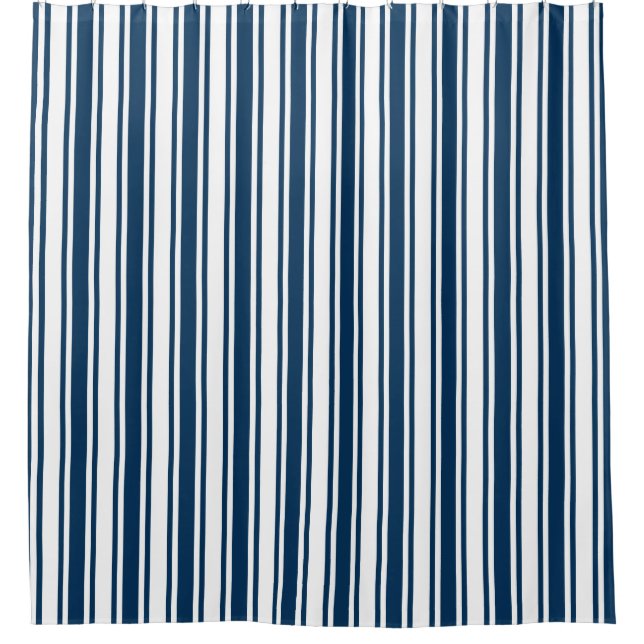 Navy blue and white candy stripes (Front)