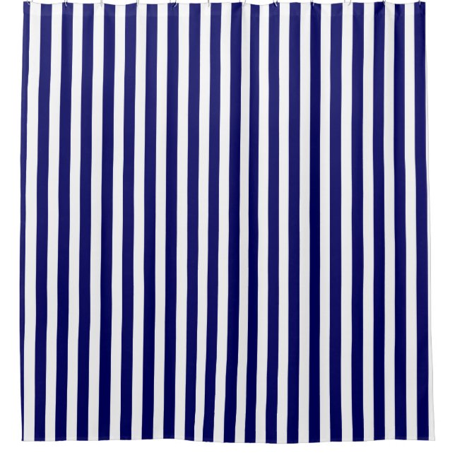 Navy blue and white candy stripes (Front)