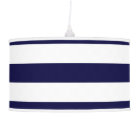Navy Blue and White Extra Large Stripe Pattern