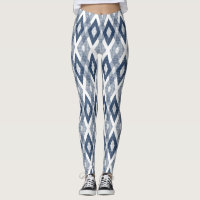Navy Blue and White Grunge Harlequin Pattern