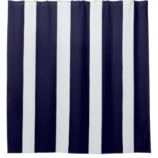 Navy Blue And White Stripes