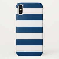 Navy Blue and White Stripes Pattern