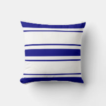 Navy Blue and white Stripes
