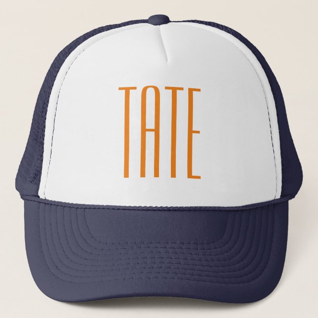 Navy blue and white trucker hat  (Front)