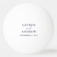 Navy Blue and White Wedding Personalized