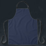 Navy Blue Apron<br><div class="desc">This dark shade of the world's most popular colour was once called marine blue and has been used by the British Navy since the eighteenth century. Navy blue represents trust and stability and is less attention-seeking than lighter shades of blue. Navy blue is conservative and evokes feelings of tradition and...</div>