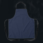 Navy Blue Apron<br><div class="desc">This dark shade of the world's most popular colour was once called marine blue and has been used by the British Navy since the eighteenth century. Navy blue represents trust and stability and is less attention-seeking than lighter shades of blue. Navy blue is conservative and evokes feelings of tradition and...</div>