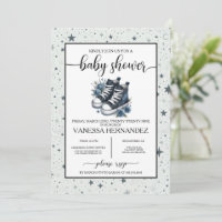 Navy Blue Baby High Tops Baby Shower