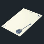 Navy Blue Banjo Personalized Writing Paper Notepad<br><div class="desc">This writing paper or stationery notepad features an illustration of a banjo in navy blue with matching navy blue star accents set against a cream coloured background. You can personalize this pad with a name or other message at the top.</div>