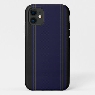 Navy Blue & Black iPhone 5 Case