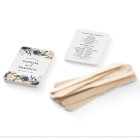 Navy Blue Blue Blush Pink Rose Botanical