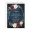 Navy Blue Blush Burgundy Gold Geometric Wedding In