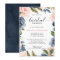 Navy Blue Blush Pink Rose Boho Bridal Shower
