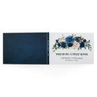 Navy Blue Blush Pink Rose Botanical Wedding