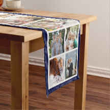 Navy Blue Border 24 Photos Make Your Own Collage