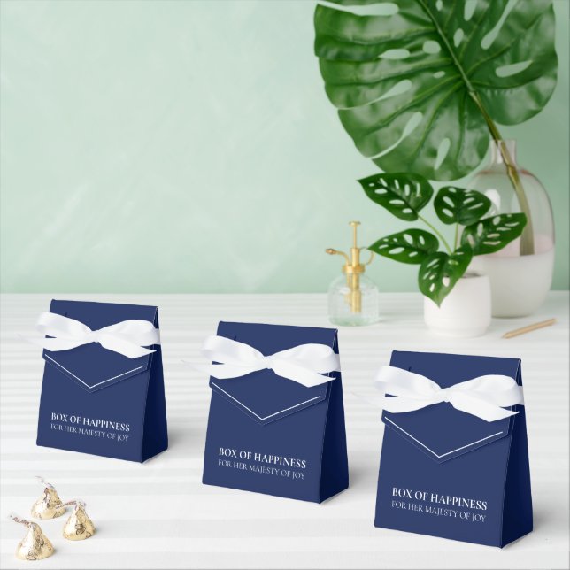 Navy Blue Box of Happiness for Her Majesty (Multiple)