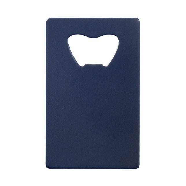 Navy Blue Bumpy Pattern Wallet Bottle Opener (Front)