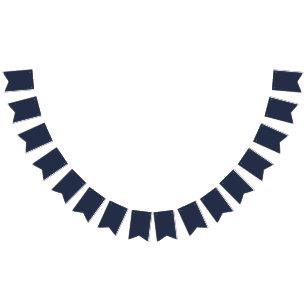 Navy Blue Bunting Flags