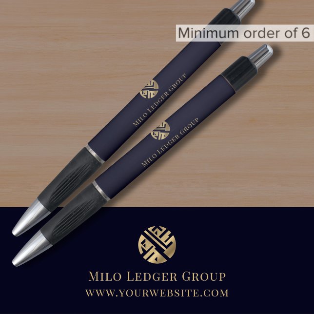 Navy Blue Business Logo Pen (Creator Uploaded)