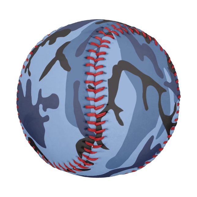 Navy Blue Camouflage, Military, Army Baseball (Angled)