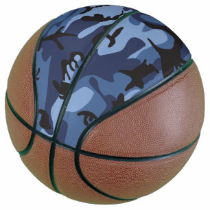 Navy Blue Camouflage, Military, Army Basketball