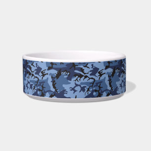 Navy Blue Camouflage, Military, Army Bowl