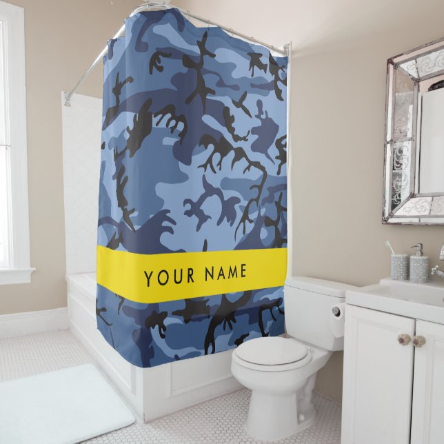 Navy Blue Camouflage Your name Personalize (In Situ)