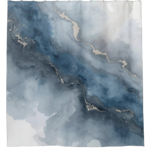 Navy Blue Charcoal Gray White Beige Abstract