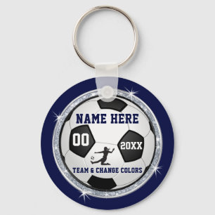 Navy Blue Cheap, Soccer Keychains Personalized