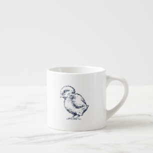 Navy Blue Chick Baby Mug