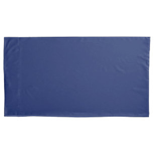 Navy Blue colour Easily Customize This Pillowcase