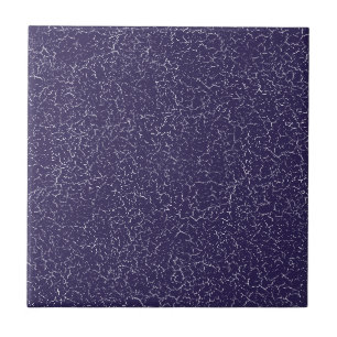 Navy Blue Crackle Glaze Solid Color Tile