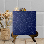 Navy Blue Crackled Glaze Simple Modern Texture Tile<br><div class="desc">This crackled-glaze-look ceramic tile has a faux crackle on a dark navy blue background. Looks like a textured handmade, crafts piece with a decorative yet simple and neutral look. Perfect as an accent on its own or combined with other tile motifs in a backsplash installation. Art & design by Tuzi...</div>