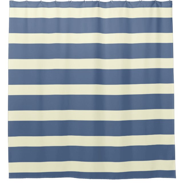 Navy blue cream stripes (Front)