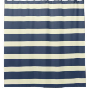 Navy blue cream stripes
