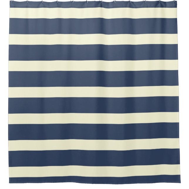 Navy blue cream stripes (Front)