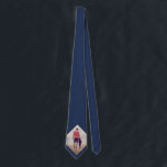 Navy Blue Custom Photo Tie<br><div class="desc">Navy Blue Custom Photo neck tie. A perfect gift for a dad or grandfather on Father`s Day, birthday or Christmas.</div>