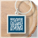 Navy Blue | Custom QR Code Scannable Keychain<br><div class="desc">Looking for a powerful marketing tool to enhance your business? Look no further than our QR code keychains! With the ability to create a QR code directly onto the keychain, you can easily direct your customers to your website, social media pages, or other online media platforms. These keychains make great...</div>